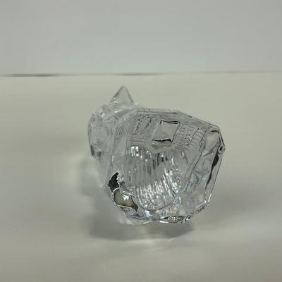 -286- WATERFORD | Clear Glass Crystal Penguin Figure | Marked