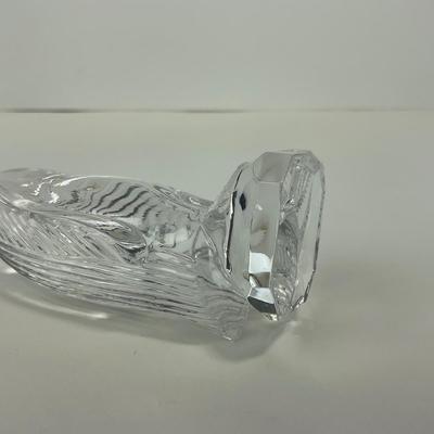 -286- WATERFORD | Clear Glass Crystal Penguin Figure | Marked
