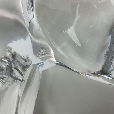 -290- HIESEY | By Imperial Clear Glass Filly Horse Figure | Marked