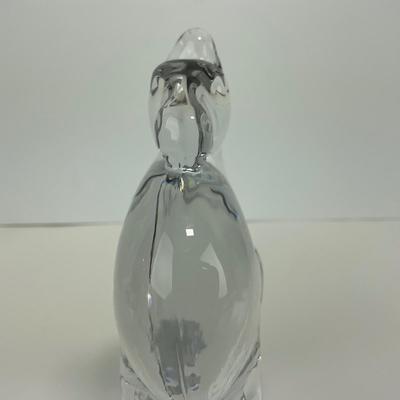 -290- HIESEY | By Imperial Clear Glass Filly Horse Figure | Marked