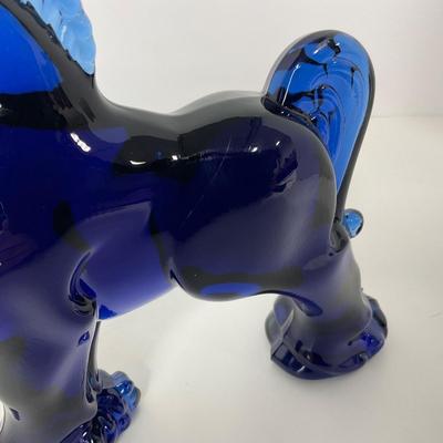 -293- LONGABERGER | Heisey Mosser Cobalt Blue Marked Clydesdale