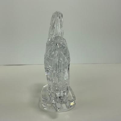 -296- WATERFORD | Clear glass 1997 Carousel Horse Ireland Figure | Marked