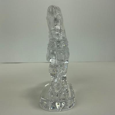 -296- WATERFORD | Clear glass 1997 Carousel Horse Ireland Figure | Marked