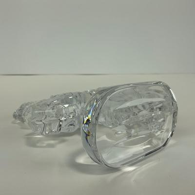 -296- WATERFORD | Clear glass 1997 Carousel Horse Ireland Figure | Marked