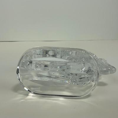 -296- WATERFORD | Clear glass 1997 Carousel Horse Ireland Figure | Marked