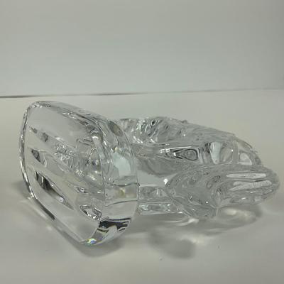 -296- WATERFORD | Clear glass 1997 Carousel Horse Ireland Figure | Marked