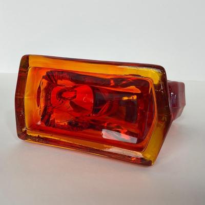 -301- LE SMITH | Red Amberina Rearing Horse Bookend Figure