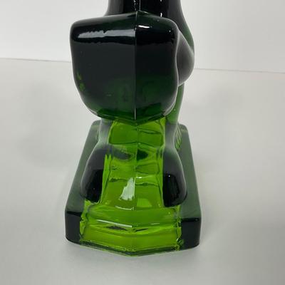-302- LE SMITH | Rearing Horse Green Bookend Figure
