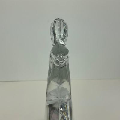 -308- VIKING | Clear Glass Kelloggs Rooster #1321