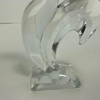 -308- VIKING | Clear Glass Kelloggs Rooster #1321