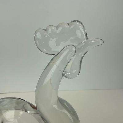-308- VIKING | Clear Glass Kelloggs Rooster #1321