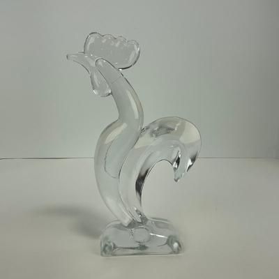 -308- VIKING | Clear Glass Kelloggs Rooster #1321