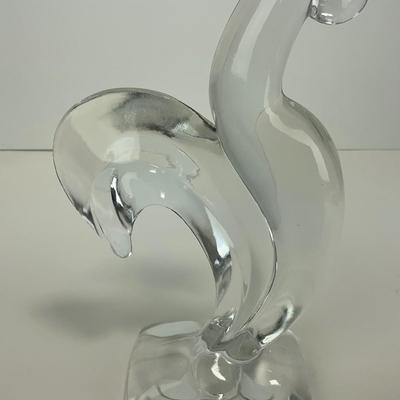 -308- VIKING | Clear Glass Kelloggs Rooster #1321