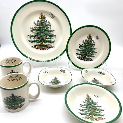 SPODE Christmas Tree ~12 Piece