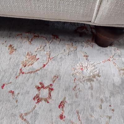 Modern Design Two-Piece Sectional with Down Filled Seat Cushions and Foam Back Cushions by Bassett