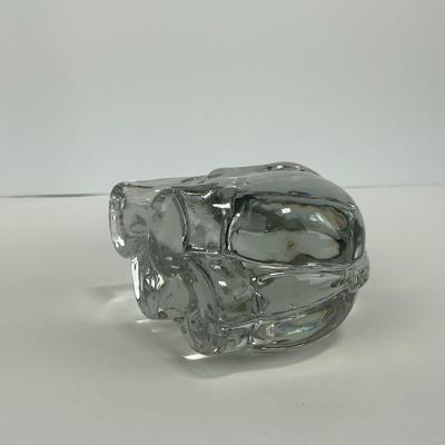 -315- HIESEY | Clear Glass Elephant figure