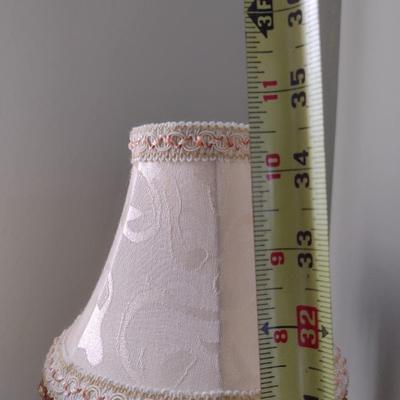 Candelabra Style Table Lamp with Resin Post and Base