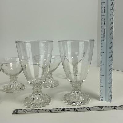 -318- GLASSWARE | Set Of Imperial Candlewick Glasses