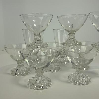 -318- GLASSWARE | Set Of Imperial Candlewick Glasses