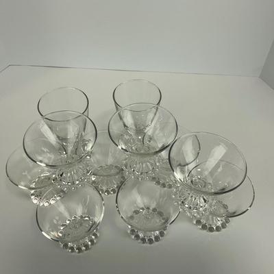 -318- GLASSWARE | Set Of Imperial Candlewick Glasses