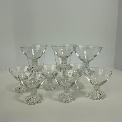 -318- GLASSWARE | Set Of Imperial Candlewick Glasses