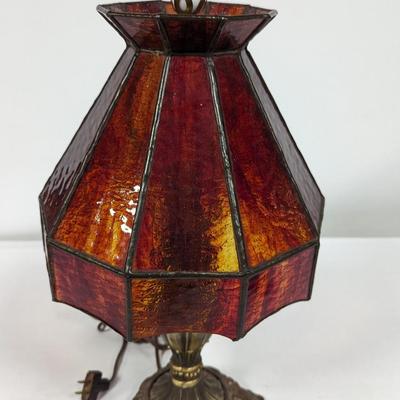 Stained Glass Tabletop Lamp