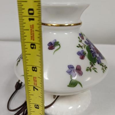 Vintage Hand Painted Electric Table Lamp