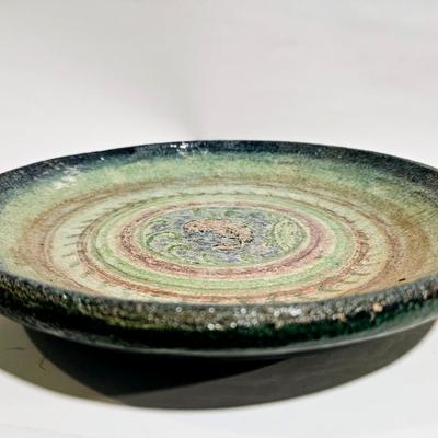 Heavy old and rare platter came with an estate of Portuguese ceramic art from the 17-19th c