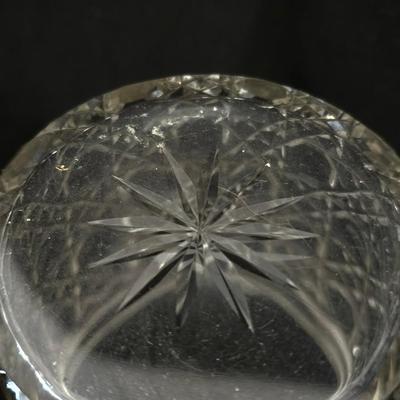 Crystal Vessel for candles or other bathroom items