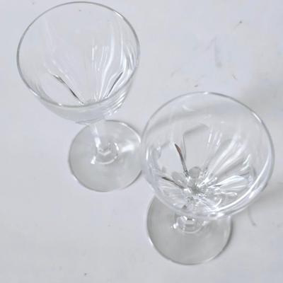 Crystal Sherry Glasses Pair