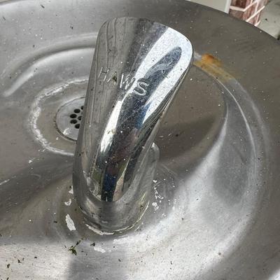 Haws Barrier-Free Steel Pedestal Fountain