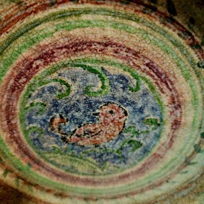 Heavy old and rare platter came with an estate of Portuguese ceramic art from the 17-19th c