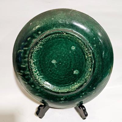 Heavy old and rare platter came with an estate of Portuguese ceramic art from the 17-19th c