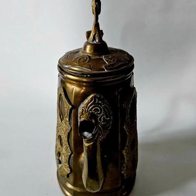 Brass Antique Ewer - Dallah Lbrik Ewer Coffee Tea Pot