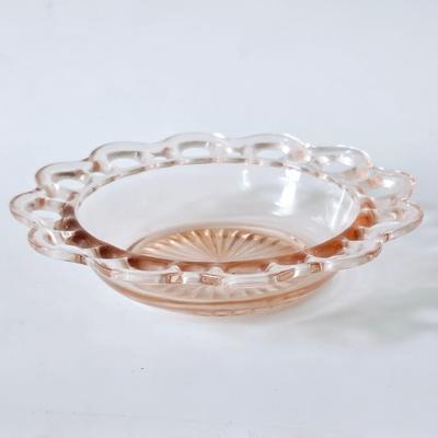 Pretty Pink Glass Dish