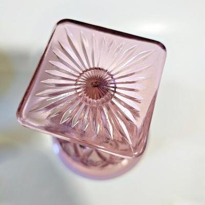 Fenton 2010 specisp dusty Pink Compote