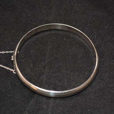 Simple 925 Sterling Clasp Bracelet 7.9g