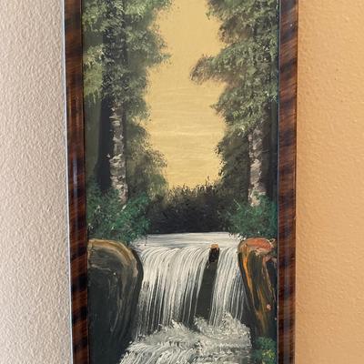 Hand painted water fall