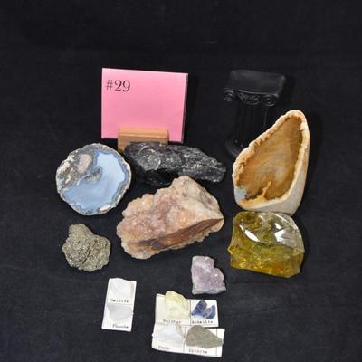 Rough & Cut Rock and Mineral Collection