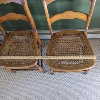 Pair of Antique Cane Chairs