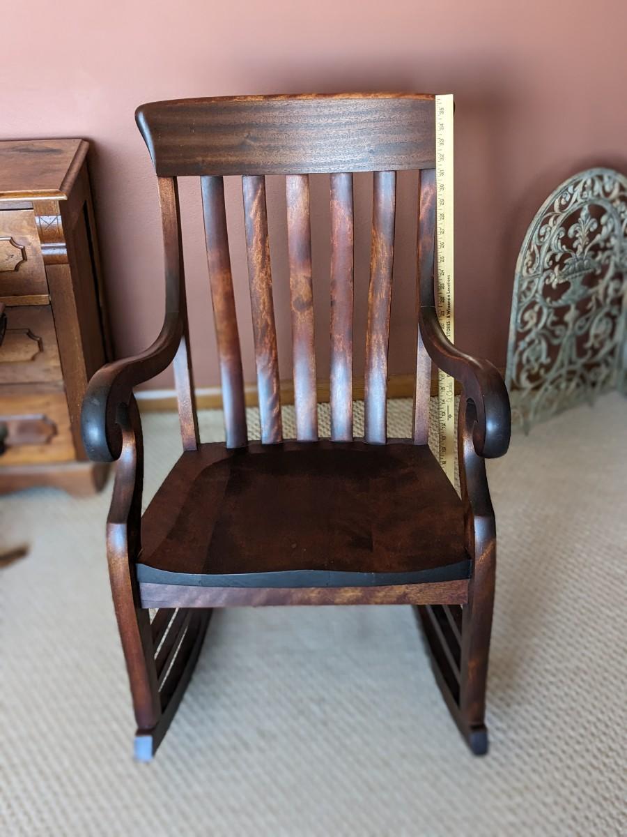 Like New Cherry Rocking Chair | EstateSales.org