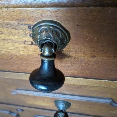 Beautiful Antique Victorian Walnut Dresser