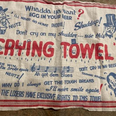 Vintage Crying Towel