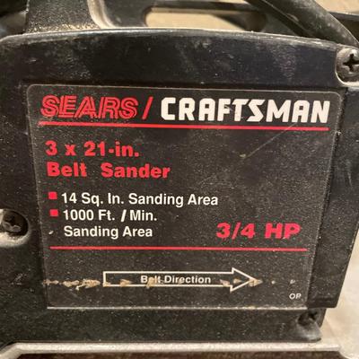 Belt sander and Sabre Saw