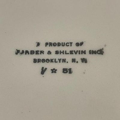 Vintage Farber & Shelvin Aluminum Charger Plate / Handwrought Aluminum 15.5