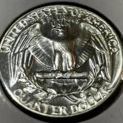 1950-P CHOICE PROOF CONDITION WASHINGTON SILVER QUARTER AS PICTURED.
