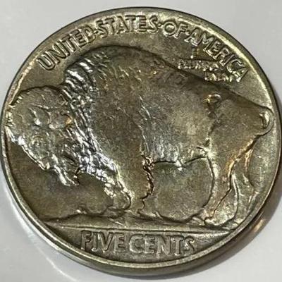 1929-P Choice AU/UNC Condition Buffalo Nickel Coin as Pictured.