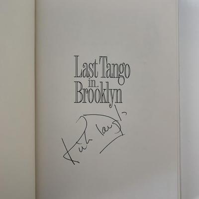 Kirk Douglas Last Tango in Brooklyn signed book