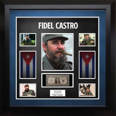 Cuban revolutionary and politician Fidel Castro signed US Dollar Bill