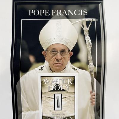 Holy Water blessed by Pope Francis